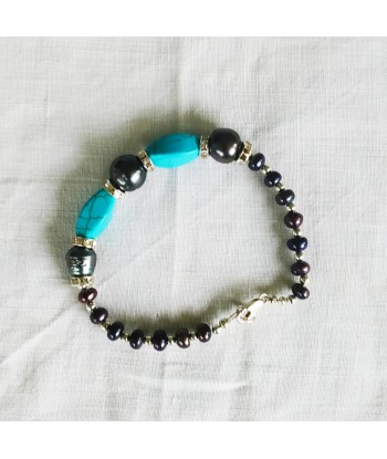 bracelet avec perles de Tahiti et petites perles de culture